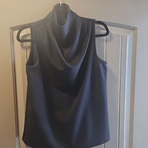 Express Black Cowl Neck Sleeveless Blouse